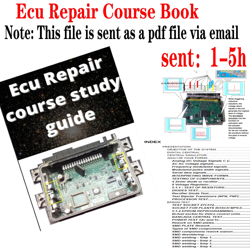 5 PCS ECU REPAIR Manuals Repai - Tools For Electronic Workshop review and price