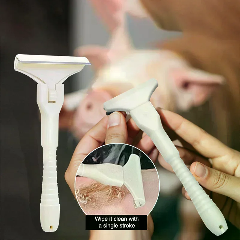 Pig Skin Fat Scraping ToolSpecial Knife For Shaving Pig Hair, Shaving Wool,Shaving Pig Hooves Oil Removal Knife1PC