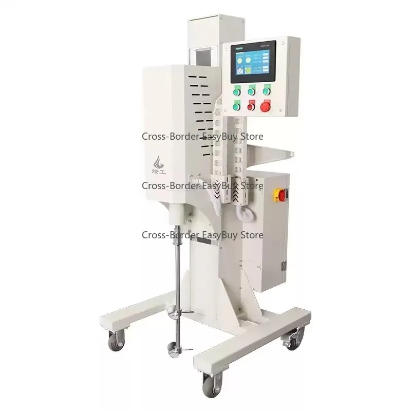 220V Custom 50-200L PLC Fully Automatic Reciprocating Lifting Electric Stirring Disperser Mixer New Material for Food Chemical