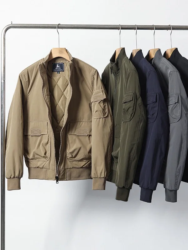 

Износостойкая американская рабочая куртка в винтажном стиле Hardman для мужчин, осенне-зимняя, с воротником-стойкой, ветрозащитная, хлопковая