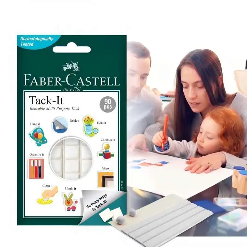 Faber Castell DIY Art Tack-It Multi-Purpose Adhesive Stick Removable Reusable Non Toxic Art Tool Sticky Tip Fixator Clay