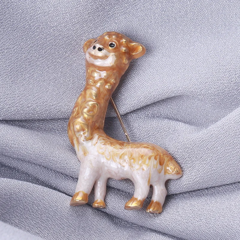 Alloy Enamel Alpaca Broche para Homens e Mulheres, Pin de Roupas, Pin Criativo, Desenhos Animados Japoneses, Bonito, Pequeno, Fresco, Jóias