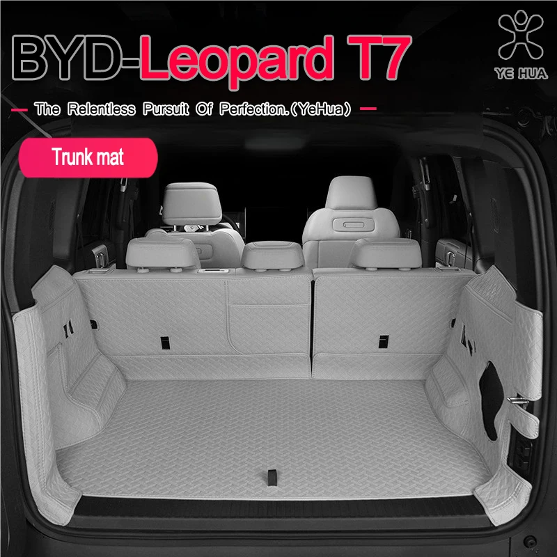 

For BYD 2025-26 Formula Leopard Titanium 7 Trunk Pad Full Surround Special Waterproof Rear Box Pad Car Interior Supplies