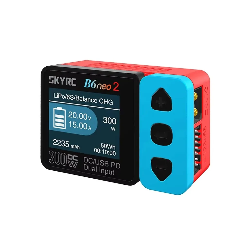 SKYRC B6neo 2 Smart Multi-Function Smart DC 300W PD 80W Lipo/Life/Lilon/Lihv/Nimh/Nicd/Pb Battery
