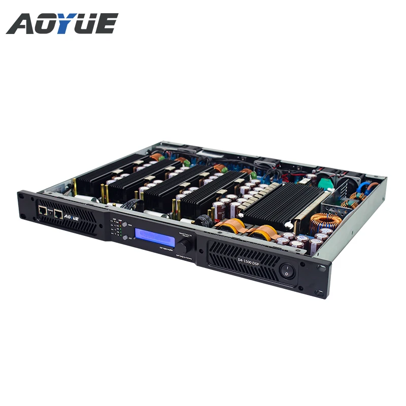 

DSP D4-1500 4 Channel Gallium Nitride 1u Power Amplifier German Dsp