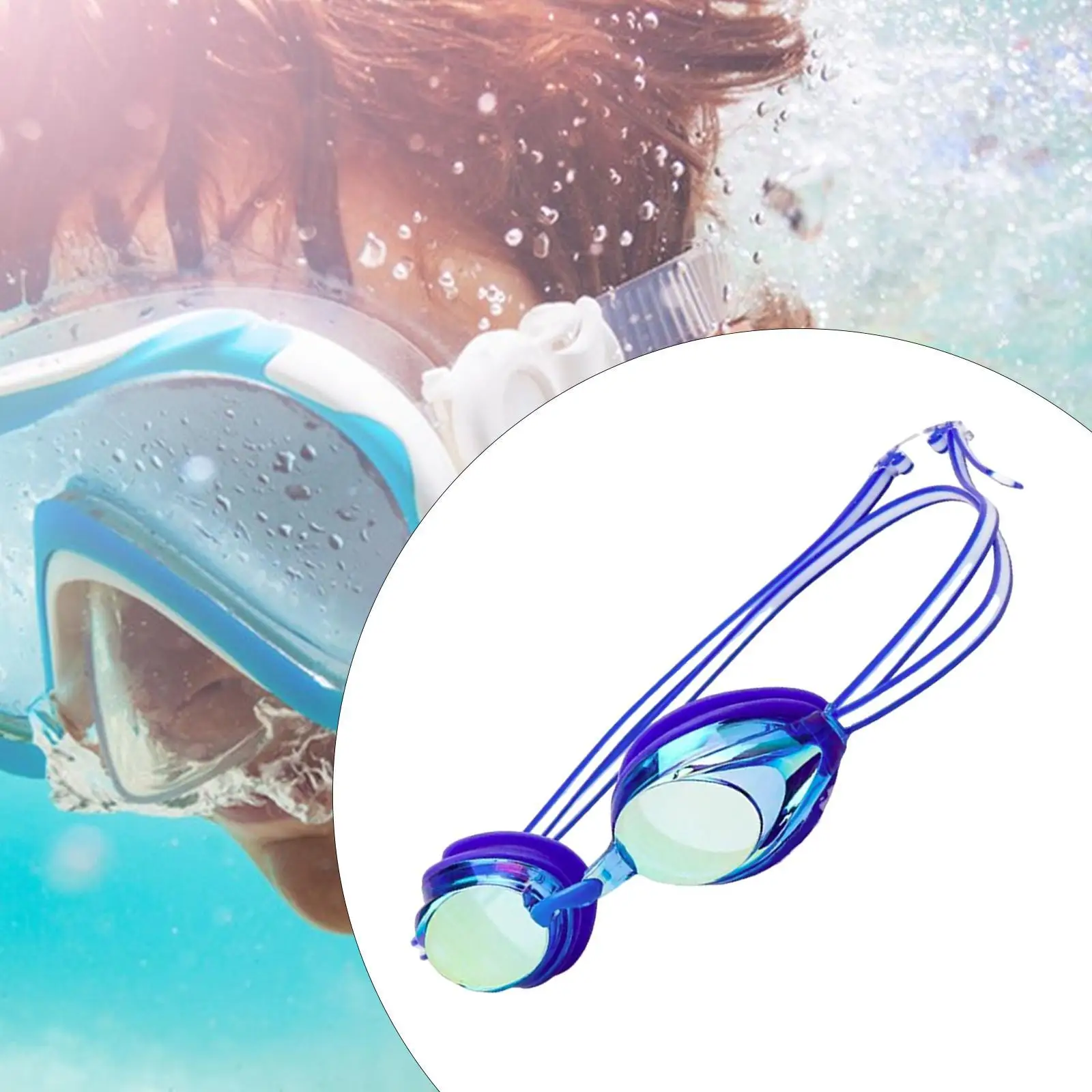 Swim Goggles Swimming Goggles Eye Protection Waterproof Lightweight Clear Vision Comfortable for Swim Diving Outdoor Beach Pool