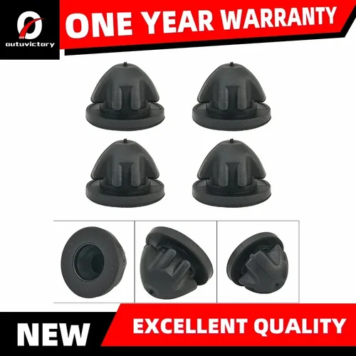 4 Uds cubierta del motor embellecedor montaje de goma ojal casquillo tope 11127614138   Para BMW Serie 1-8 X4 X5 X6 X7 Accesorios de motor