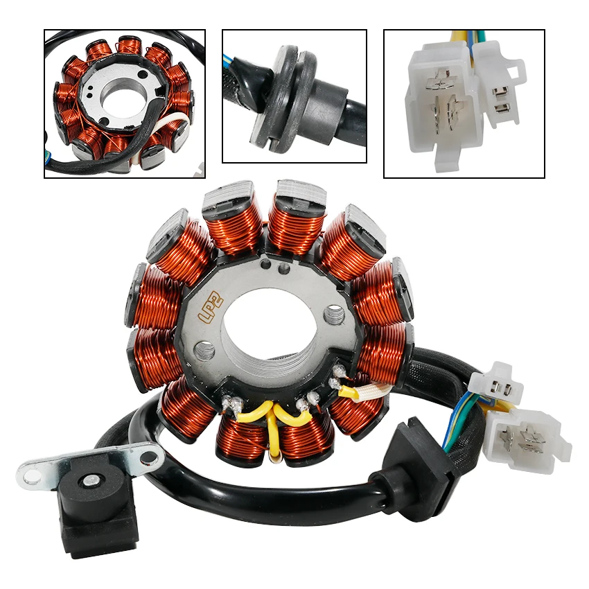 

OEM: 31120-LGS6-E10 катушка статора магнето зажигания мотоцикла для Kymco Agility 125 Carry CBS Euro 4 150 R16 + City Plus 200 City