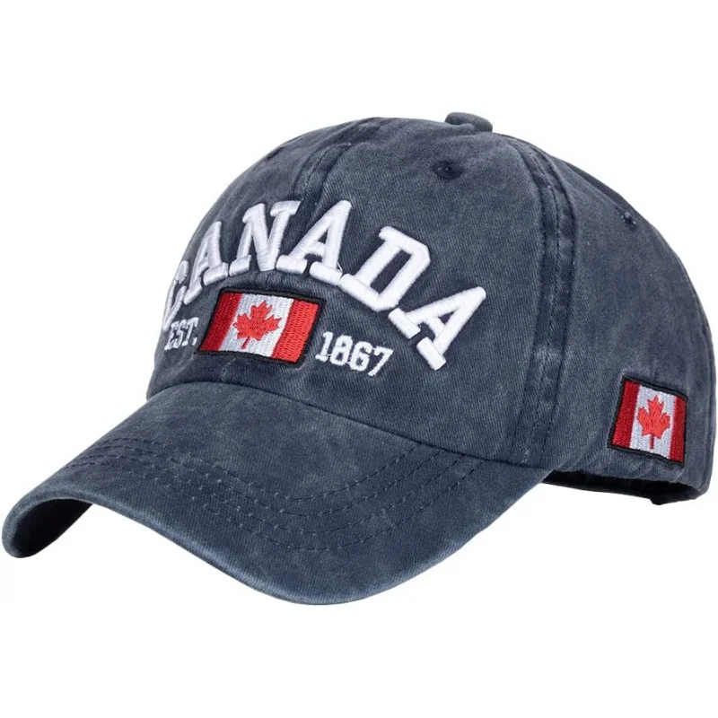 

Foetest Adjustable hat Cotton Hat Baseball hats Canada Flag Cap Casual Headwear Embroidery