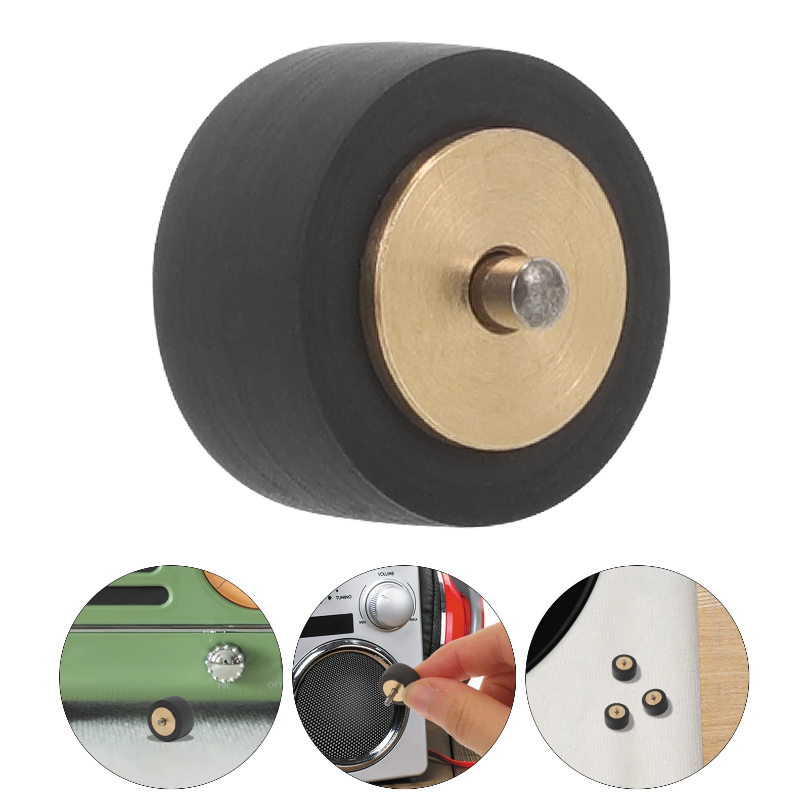 

Tape Recorder Amplifier Pinch Roller Copper Axle 13-8-6-2 0mm 0x12mm Replacement Parts for Audio Radio Cassette Deck