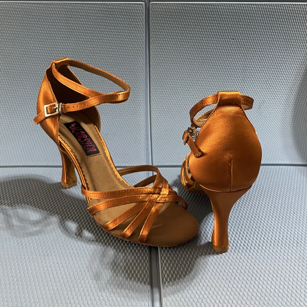 8.5cm flare heel Comfortable Latin Dance Shoes Suede Outsole only one pair one size can not customized normal width in big sale