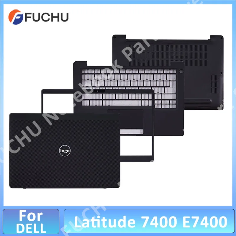 For DELL Latitude 7400 E7400 Laptop LCD Back Cover Front Bezel Upper Palmrest Bottom Base Case Hinges 0KNGTK 0R848V