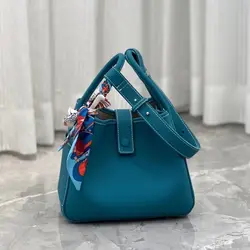 Bolso de cubo de cuero de gran capacidad para mujer, diseño de lujo, bolsos de piel de vaca de alta calidad, bolso de cena elegante de alta gama