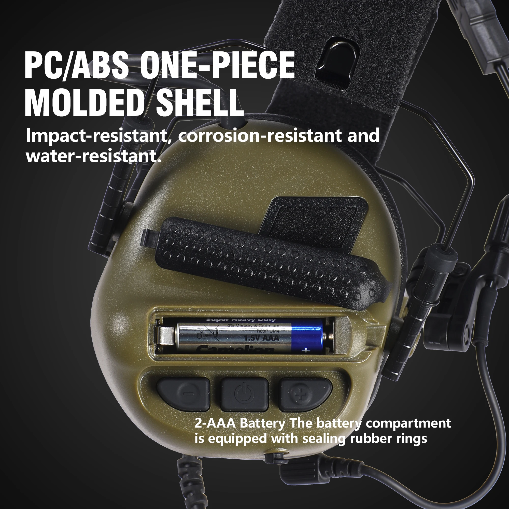 Тактические электронные наушники для стрельбы M31 MOD4, уличная охотничья звукосниматель, шумоподавление, защита слуха, гарнитура