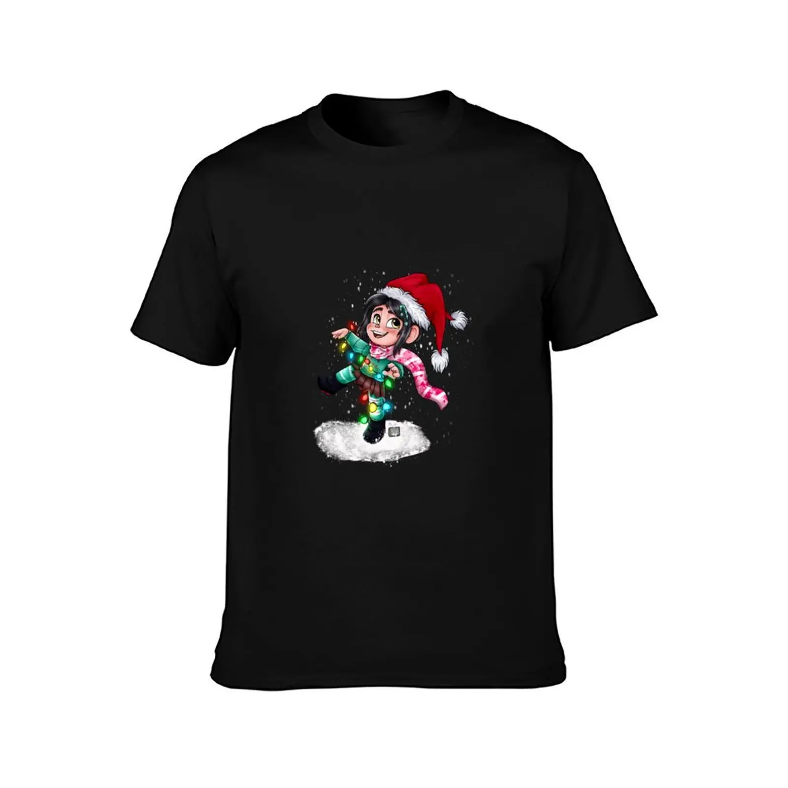 Vanellope - Christmas Spirit T-Shirt quick drying kawaii clothes slim fit t shirts for men