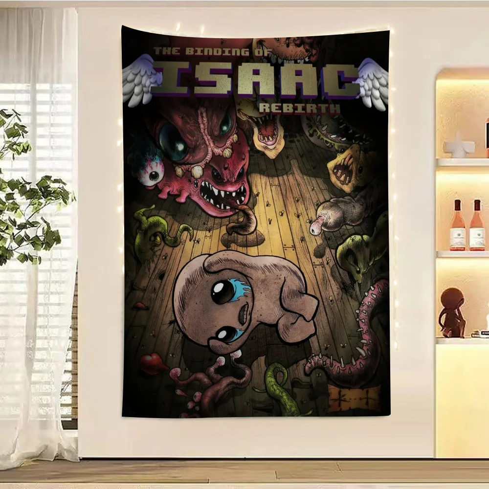 

Binding Of Isaac Colorful Tapestry Wall Hanging Hippie Flower Wall Carpets Dorm Decor Japanese Tapestry