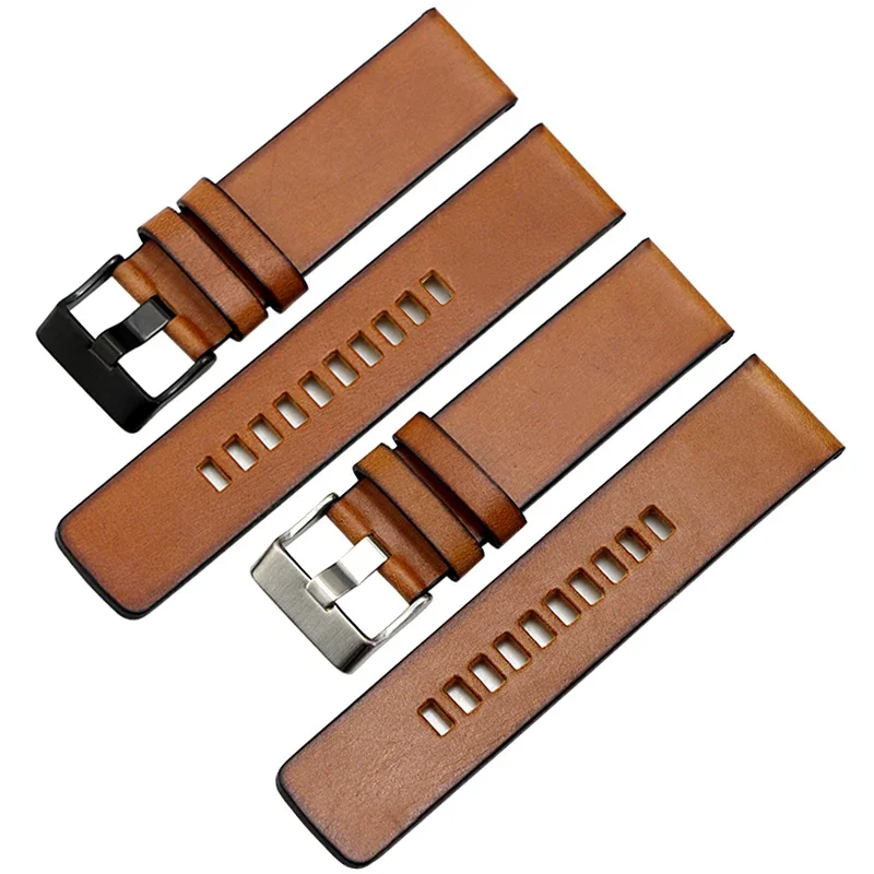 High quality cow Leather strap for DIESEL watchband  DZ 1399/ DZ4280/ DZ4290 with stainless steel pin buckle strap24 26 28 mm