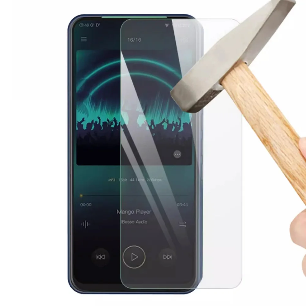 Película protetora de tela de vidro temperado premium de dureza 9H para ibasso DX340 DX320max DX320 DX300