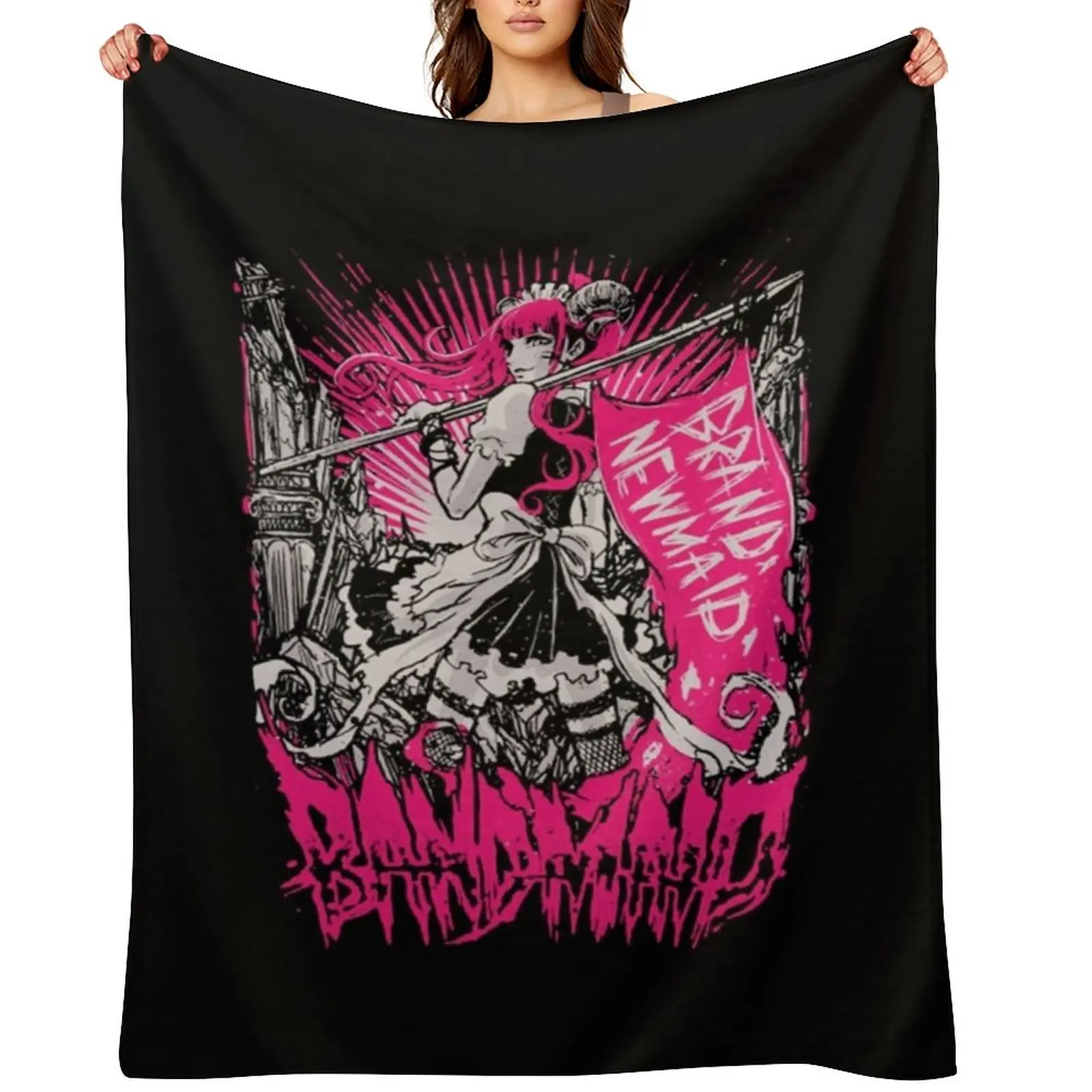 

Band Maid T-Shirtmy maid Throw Blanket wednesday Furry Camping For Sofa Thin Blankets