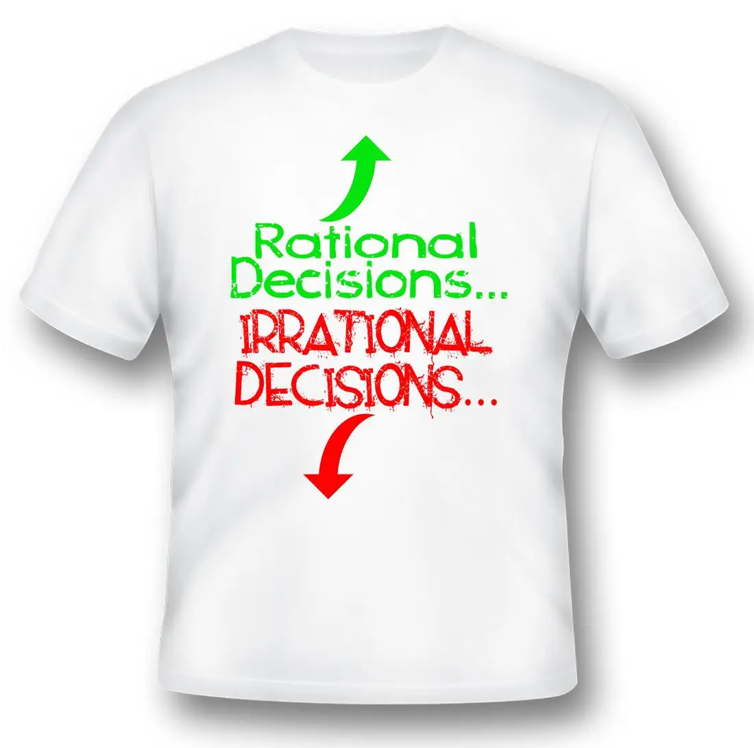 Rational decisions Irrational Black or white tee