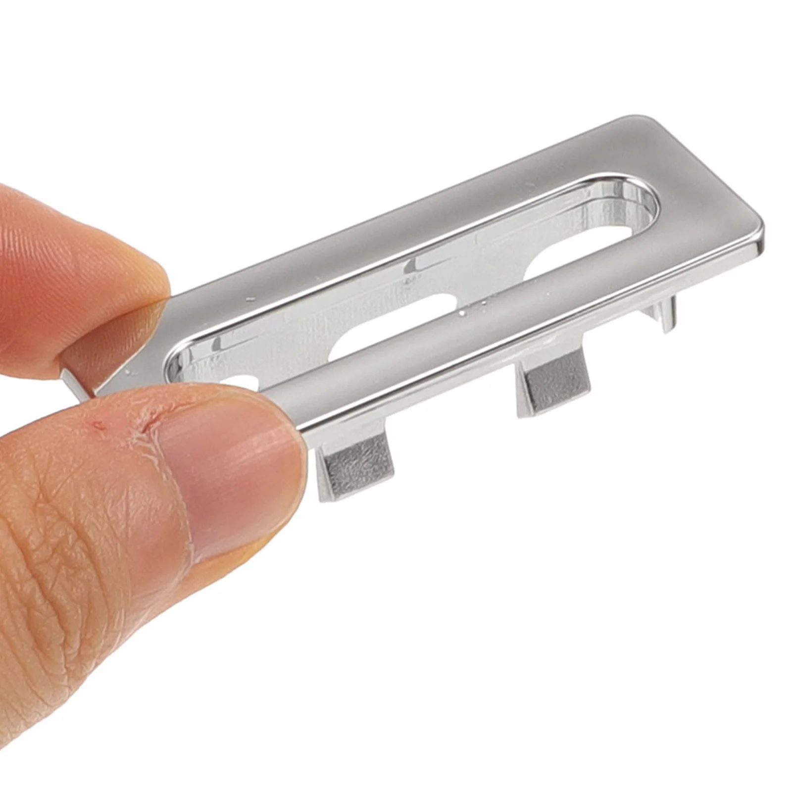 

10Pcs Sink Overflow Decorative Ring Universal Fit Plastic Material Elegant Design Easy Clean Maintenance Sink Hole Overflow Ring