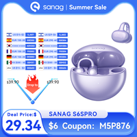 Sanag S6S Pro Open Ear Clip Earphone OWS Wireless Headset Flash-sale Bluetooth Headphones Choice Earbuds Gift Birthday Present