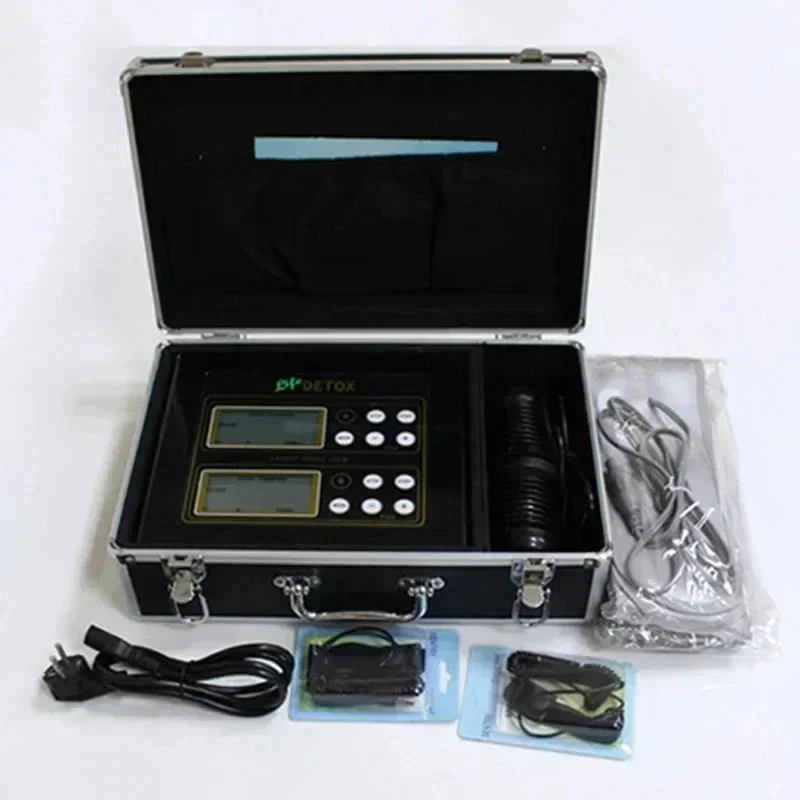 2025 New Detox Foot SPA Machine Dual Ionic Cell Cleanse Massage Instrument for 2 Persons Feet Bath Ion with Far Infrared Therapy