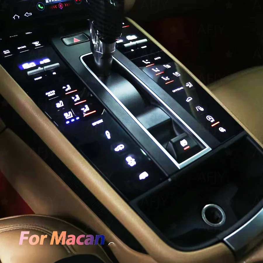 Ac Panel For Porsche Macan 2014 2015 2016 -2021 (95B.1 /95B.2) Decorative Accessories Gear Shift Panel Center Console Interior