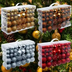 100pcs Christmas Decor Baubles Tree Xmas Balls Party Wedding Ornament Party Supplies Xmas Ornament Ball Xmas Baubles
