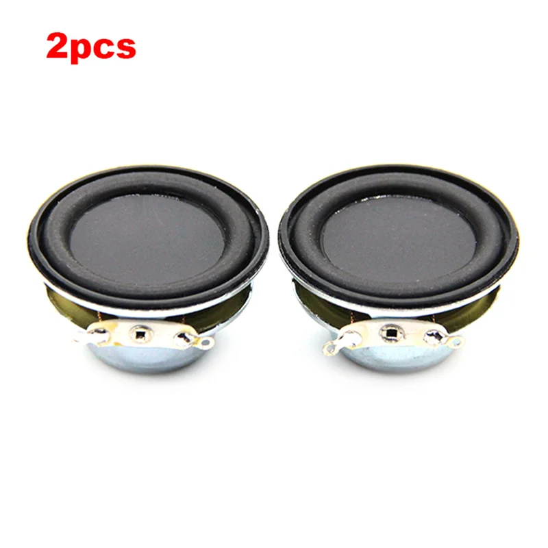 2Pcs Audio Speaker 4Ω 5W 40mm 1.5 Inch Full Range Multimedia Speaker Loudspeaker DIY Sound Mini Speaker for Home Theater