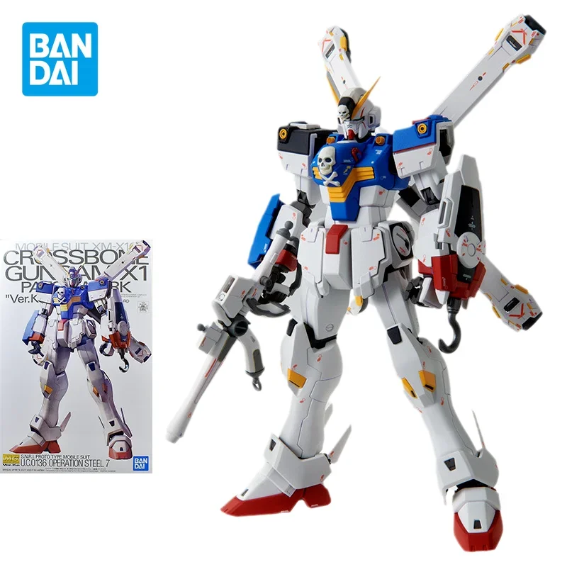 

Bandai Gundam Anime Assembly Model MG 1/100 Mobile Suit Crossbone XM-X1 Action Figures Collectible Model Toys Gifts for Kids