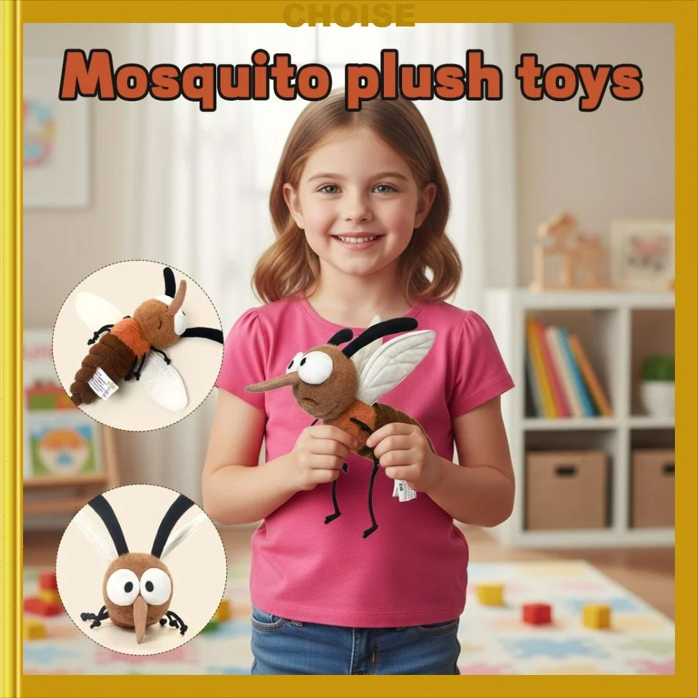 Insect Series Plush Toy Dragonfly Cute Interesting Realistic Multiple Styles Bee Cockroach Firefly Decorative Gifts For Children