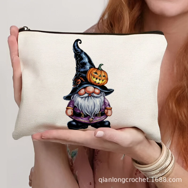 حقيبة مكياج عصرية بسحاب قابلة للتخصيص لمستحضرات التجميل، مقلمة لتنظيم حمل اليد، حقيبة مكياج