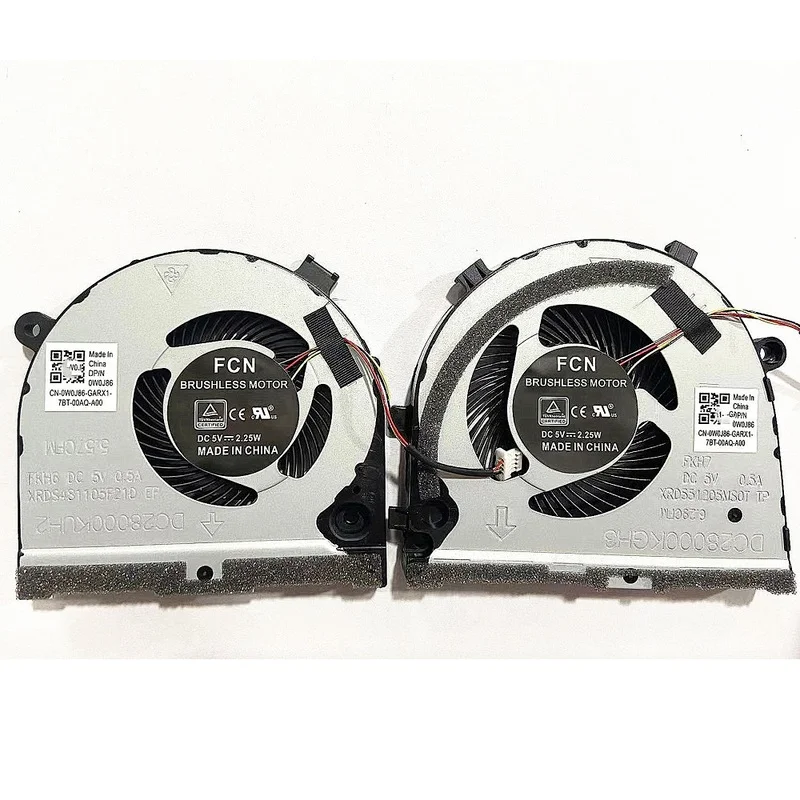 New CPU GPU Cooling Fan For Dell G3 G3-3579 G3-3779  Series Cooler Fan 0TJHF2 TJHF2 0GWMFV GWMFV