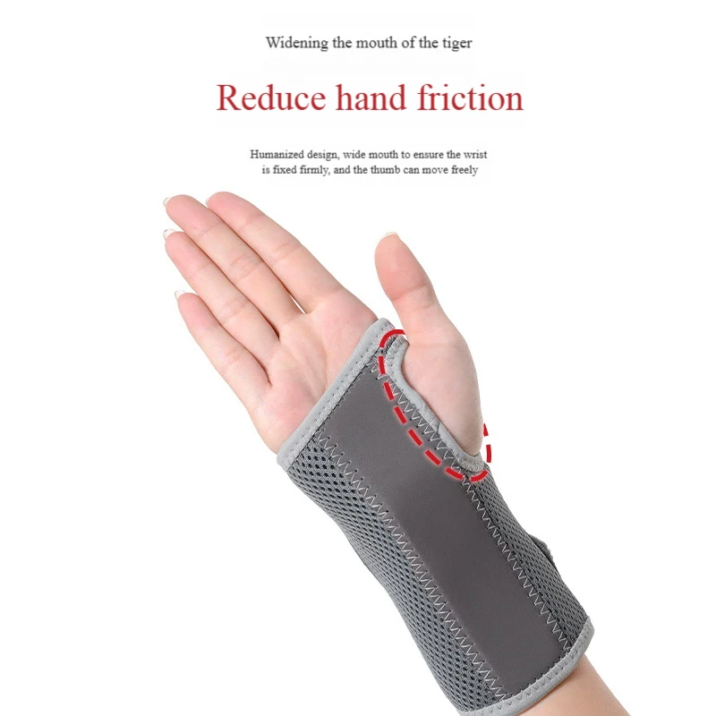 

Регулируемый фиксатор запястья с фиксацией ладони, спортивная защита запястья для предотвращения травм