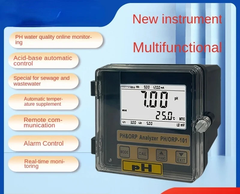 Acid and Alkali PH Meter Detector Can Monitor  Meter Water Quality Analysis Instrument Online