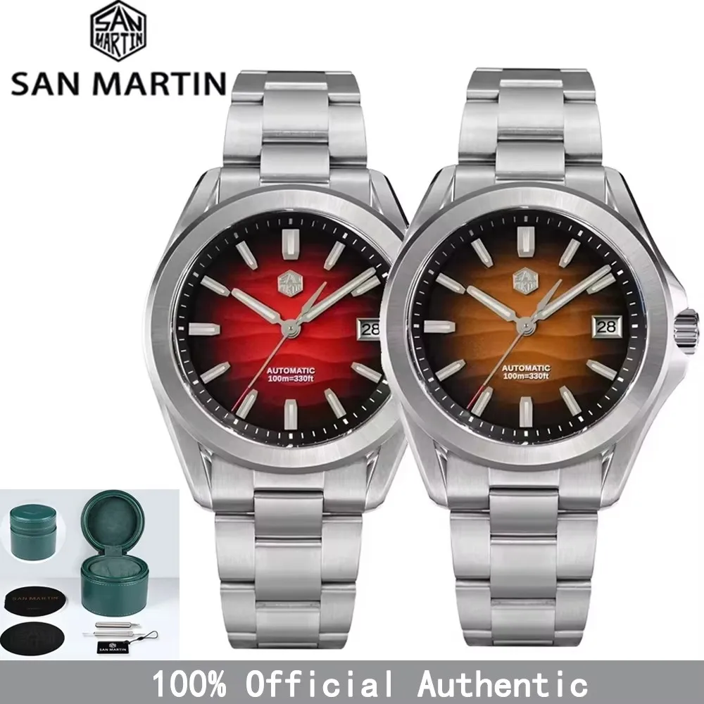 

Часы San Martin SN0129 женские механические, 39 мм, водостойкие, 100 м