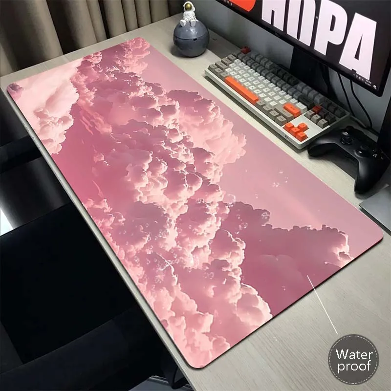 

Oversize Cloud Mousepad Gaming Speed Keyboard Soft Pads Mouse Pad XXL Waterproof Rubber Carpet Locked Edge Mouse Mat 900x400mm