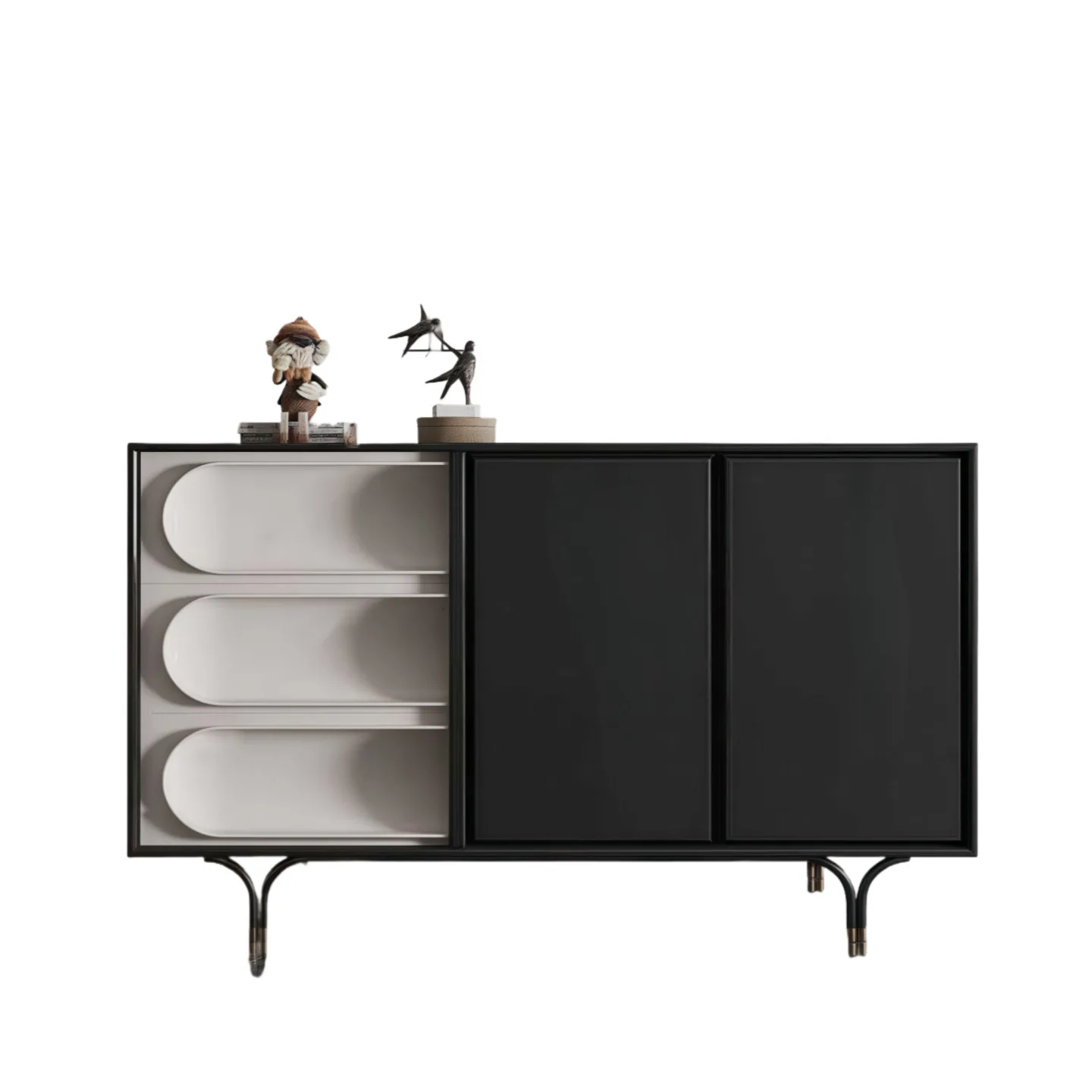 Mobile da pranzo in vernice nordica Mobile da portico d'ingresso italiano semplice e moderno