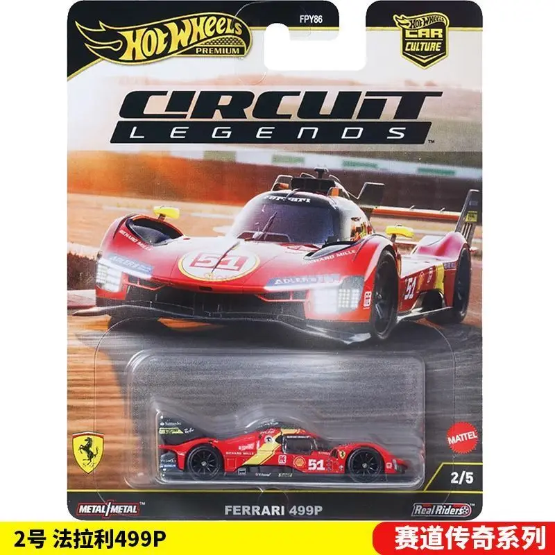 حار حقيقية Hotwheels أسطورة سلسلة سبيكة سيارة لعبة مجسمة مجموعة مع المسار عالية الجودة لعب الأطفال سيارة هدايا عيد ميلاد