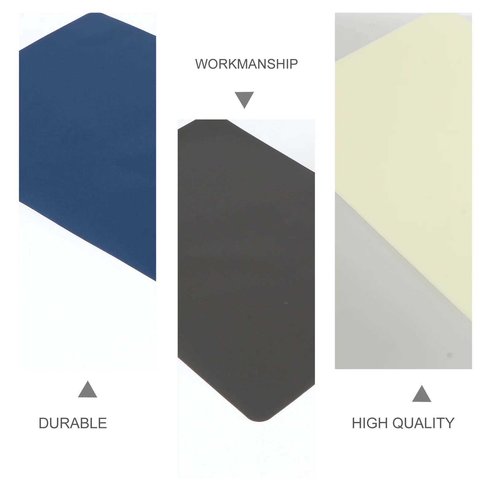 

3pcs Silicone Table Mats Non-Stick Heat Resistant For Office Home Study Desk Tabletop Pad Anti-Slip Writing Painting Mat