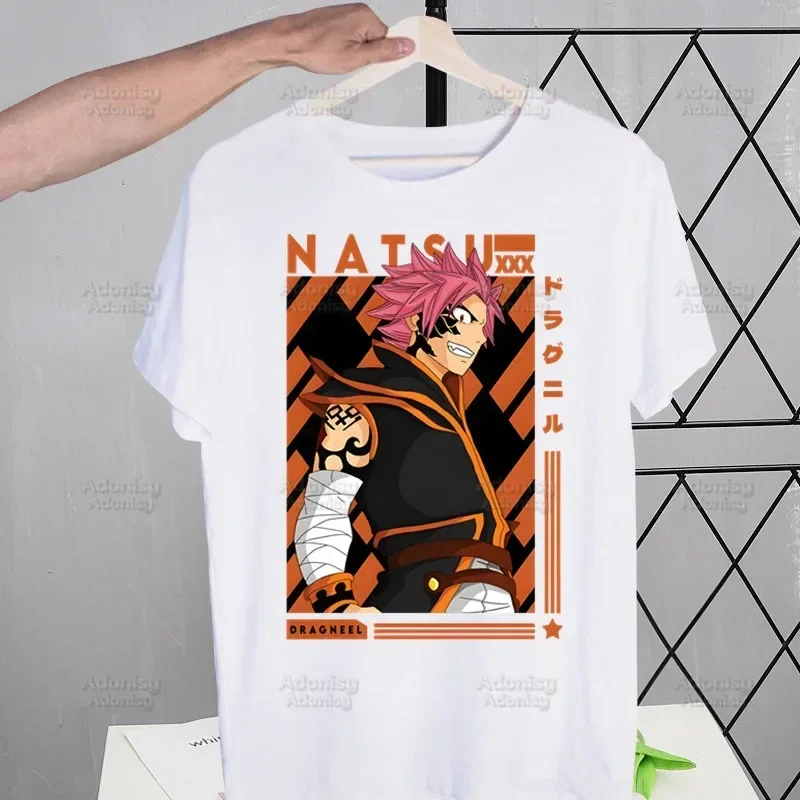 Fairy Tail Guild Men's T-shirts Funny Hip Hop Summer Women Men Tshirts Ulzzang Harajuku Cartoon Anime Natsu Zodiac T-Shirt Shirt