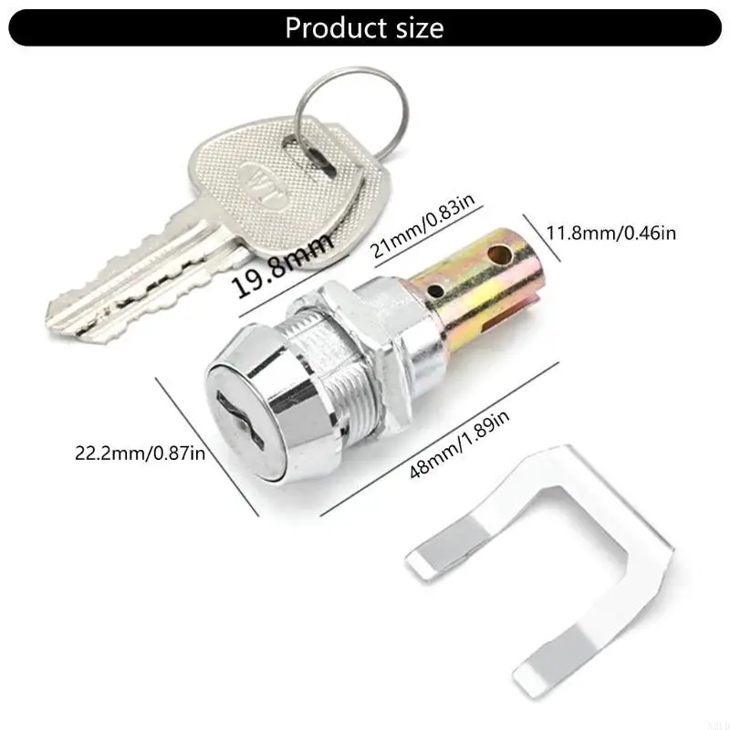 180 ° Rotation Entsperren von Schubladenverriegelungsschrank Bindage Tool Box Lock N2UD