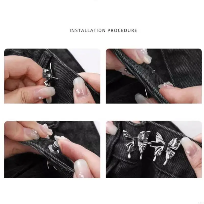 Stringer per del pantalone per gonne jeans, fibbia per dei pantaloni a bottone jean regolabili