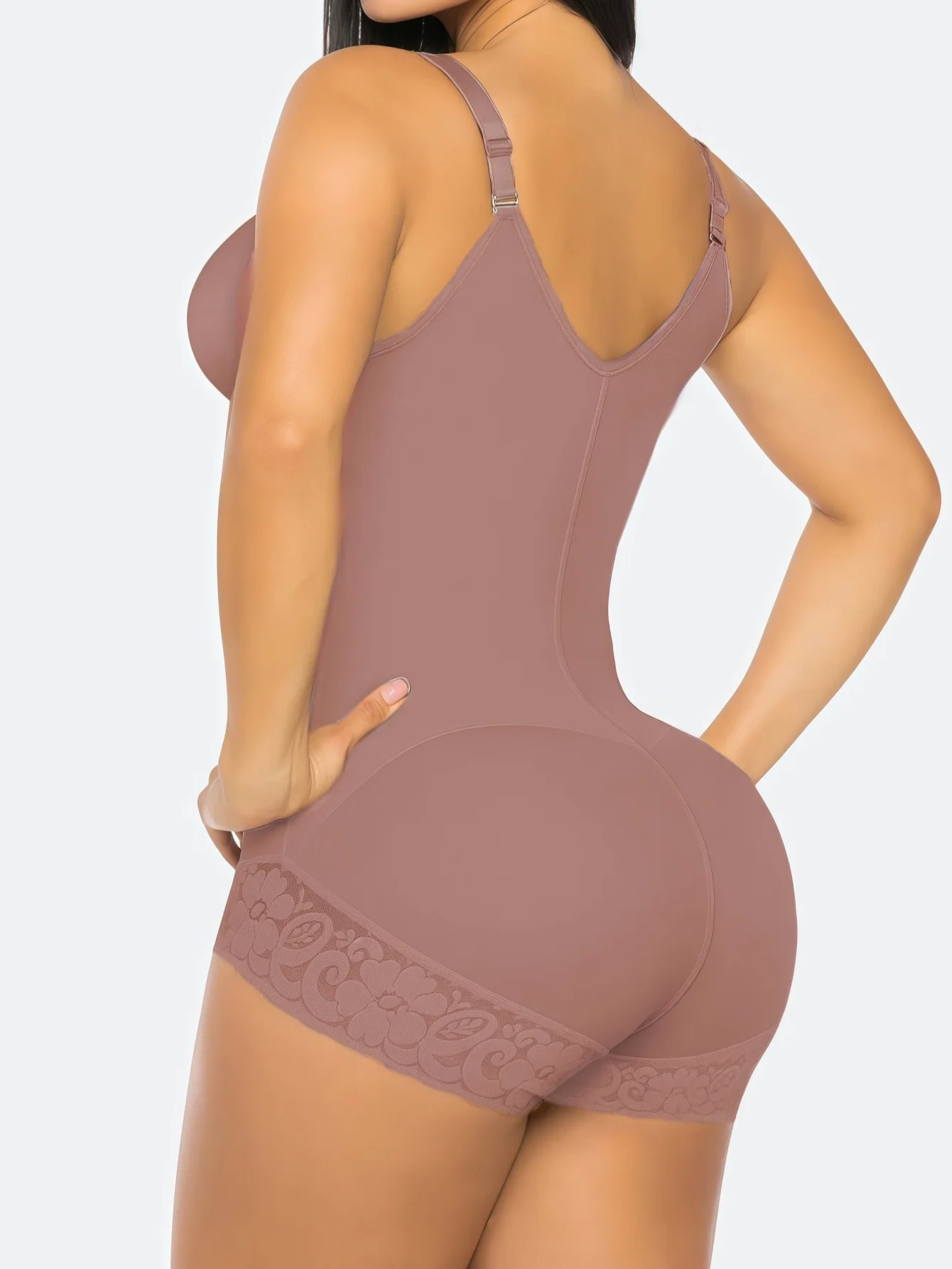 1pc Shapewear Double Compression Tummy Control Body Shaper Postpartum Butt Lifter Compression Garment image 6