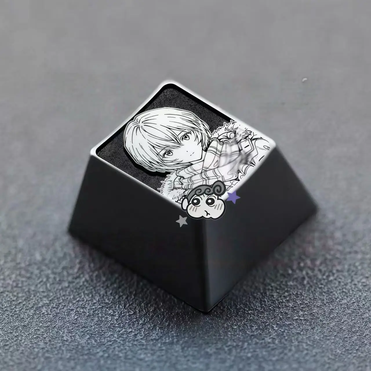 

Diy Self Made Evas Ayanami Rei R4 Металлические колпачки для клавиш Original Height Esc Адаптированные для Cross Axis Mx Axis Механические колпачки для клавиш