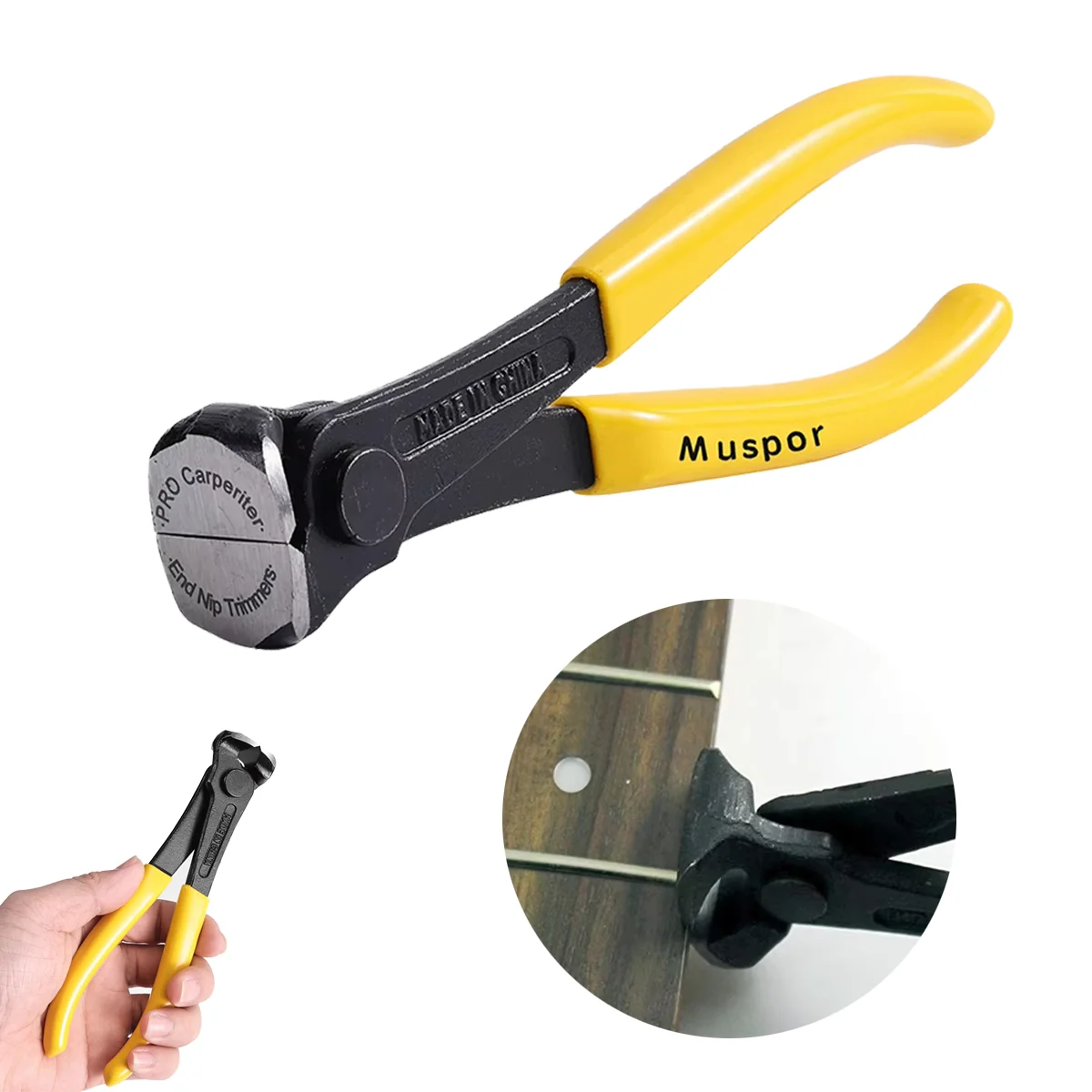 

Инструмент для ремонта музыкальных инструментов Muspor, 1 шт., кусачки для струн из углеродистой стали, точные плоскогубцы для обрезки струн для музыкантов