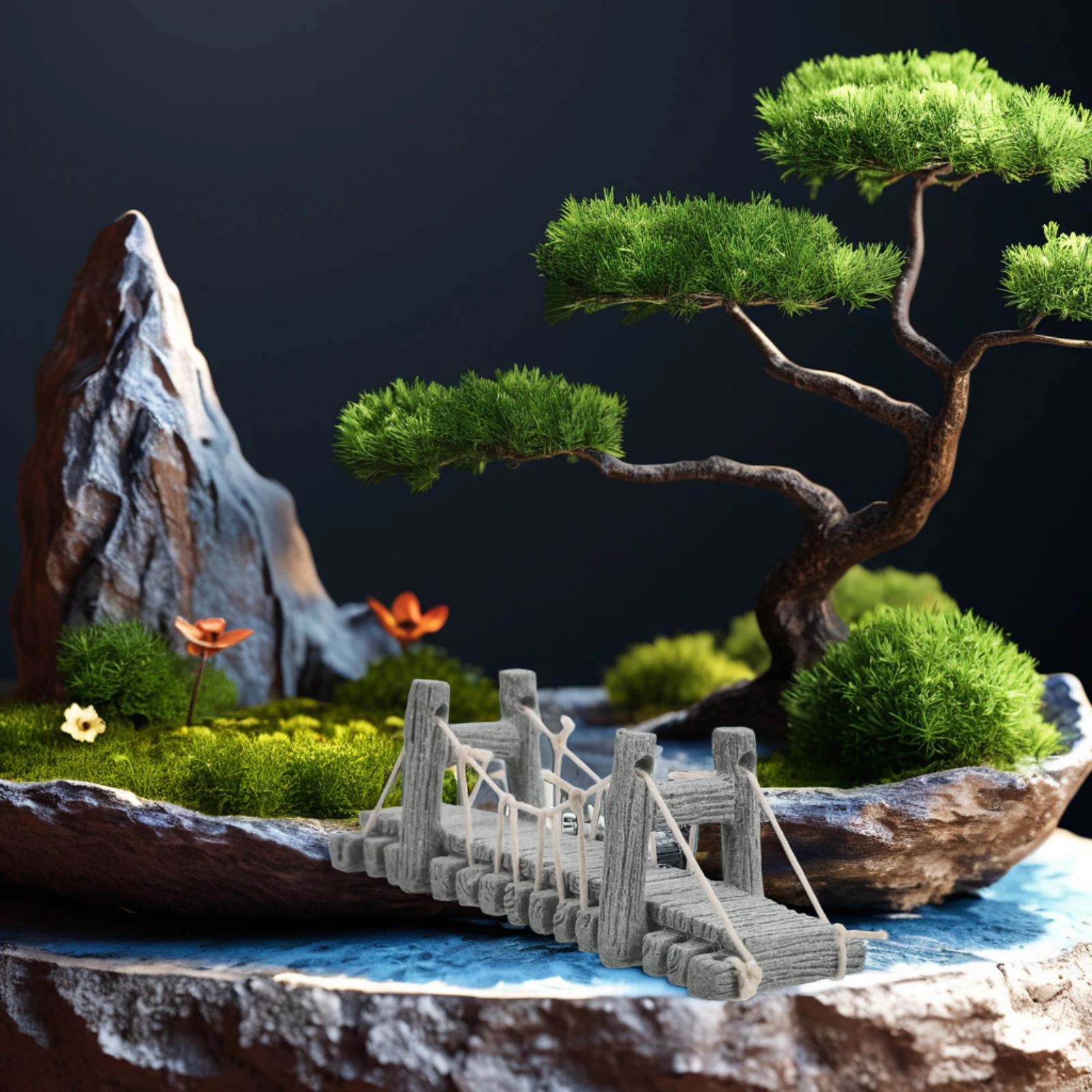 

Zen Garden Decor Outdoor Glass Container Yard Holiday Party Supplies Micro Landscape Ornament Fish Tank