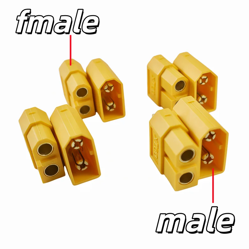 10/5pcs XT60XT-60 Male Female XT30XT90 Bullet Connectors Plugs for RC Lipo Battery Rc Drone Airplane Car Motors Plane Truck Boat