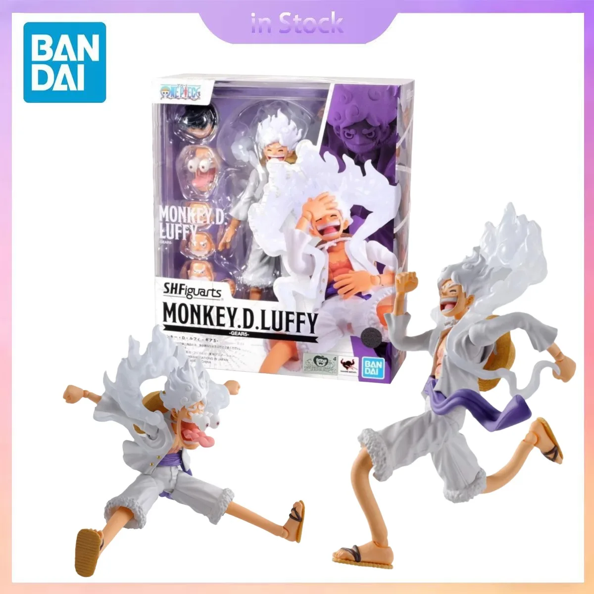 

Оригинальный Bandai, оригинальная в наличии SHF Monkey D. Luffy Gear5, цельная коллекция аниме, наборы моделей экшн-фигурок, подарок для мальчика и девочки